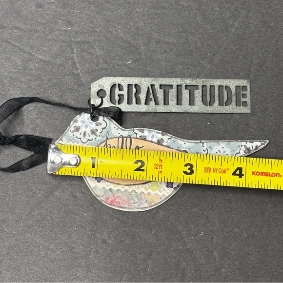 Kelly Rae Roberts Double Sided Bird Ornament “hello Possibility” Hello Gratitude - Picture 5 of 8